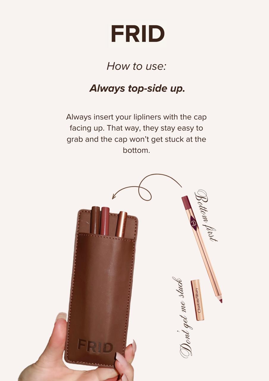 how to use the frid lipliner case