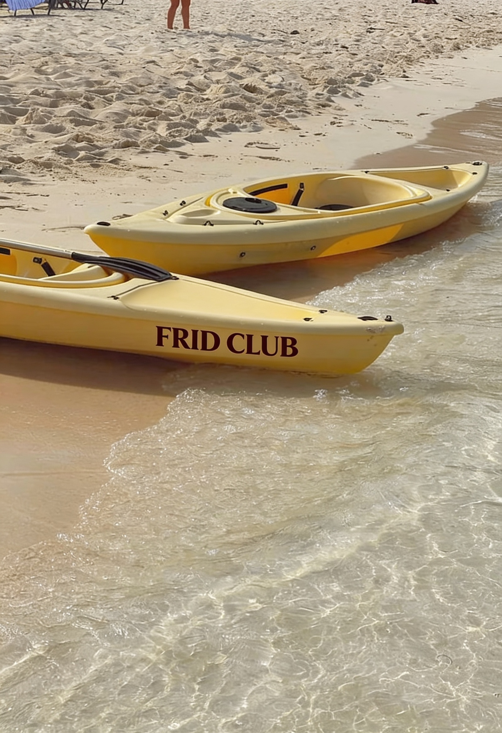 FRID Club yellow kayaks